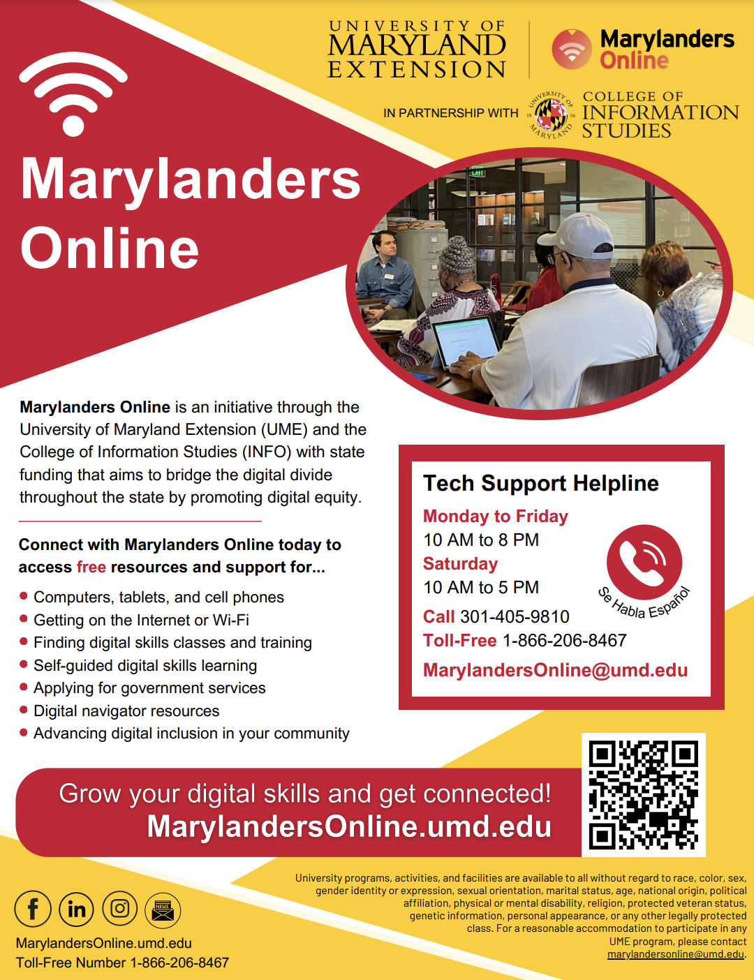 UME Marylanders Online Flyer